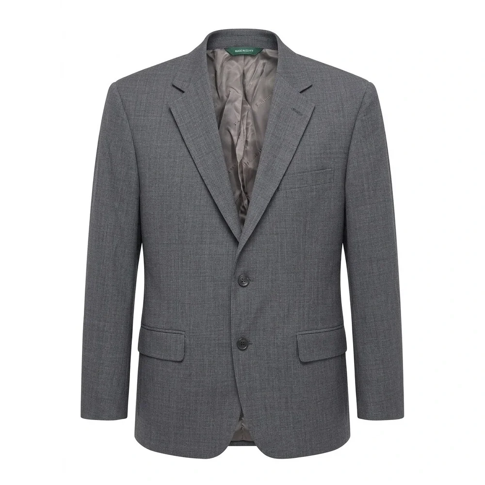 NWT B by‎ Brooks Brothers Gray Two Button Wool Blazer Jacket 42S 45023-001ND018A